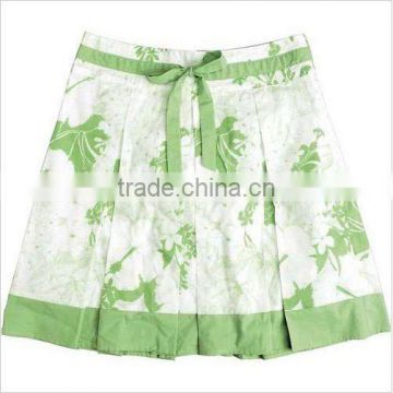 Women's High Quality Cotton Printed Skirt