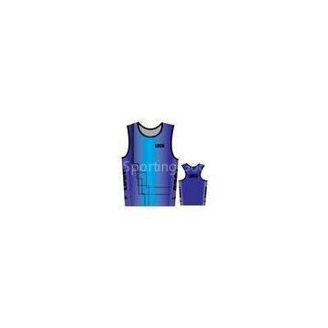 Male Track Sports Wicking Running Wear Singlet Running Sublimation Clothing