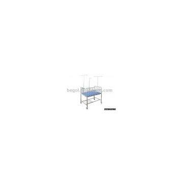 Stainless Steel Baby Crib (with Drip Stand)