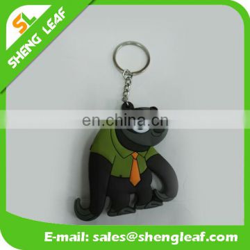 hot sell customized 3d soft pvc rubber keychain with special design