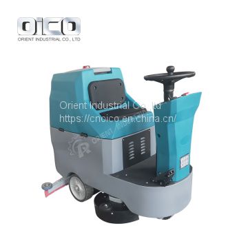 OR-V80 electric power scrubber /industrial ride on scrubber /ride-on floor cleaning machine