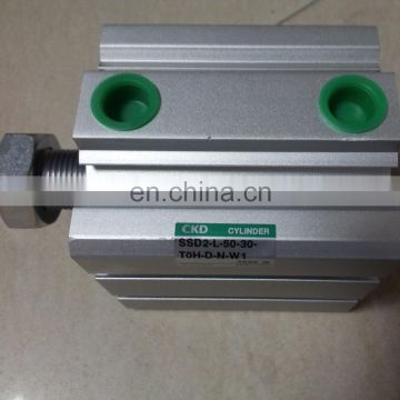 Aluminum Alloy Double Acting Compact Air Cylinders  CKD SSD2-L-50-30-TOH-D-N-W1 Gas Cylinder