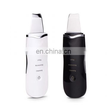 Ultrasonic skin scrubber facial peeling deep cleaning beauty machine for home use