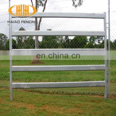 Oval rail welded fence factory direct sale cattle panel
