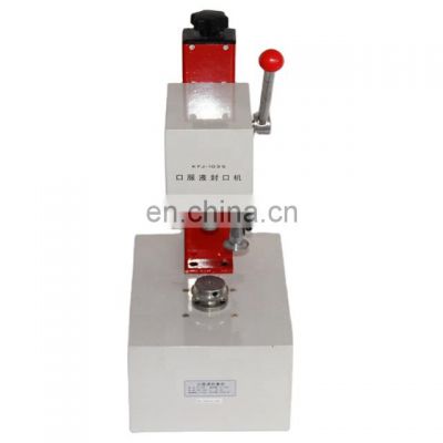 Tabletop Manual Oral Liquid Cap locking Machine Capping Machine