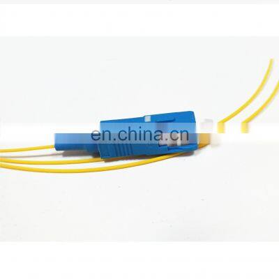 Waterproof pigtail LC/FC/ UPC Single mode 0.9mm FTTH Fiber Optic Pigtail PVC/LSZH