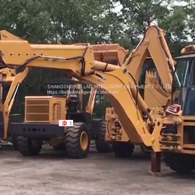 High Efficiency Backhoe Loader with Low Consumption at Low Price