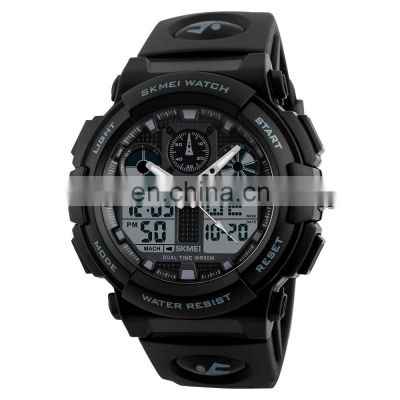 Hot Selling Skmei 1270 Dual Time Analog Digital Watch Men Sport Wristwatches