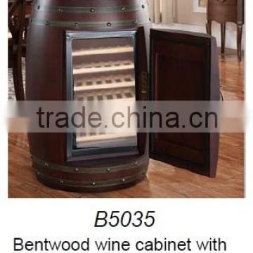Oupusen bentwood wood lid store 49 red wine cabinet