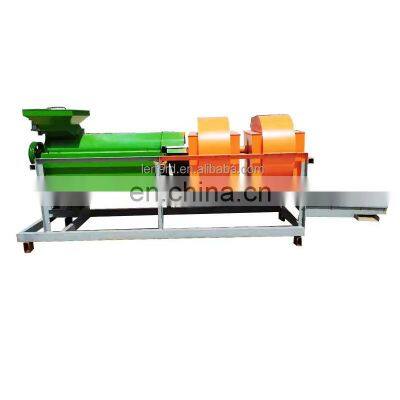 Diesel pine nut farm mung bean and rice threshing machine