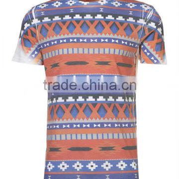 New style of high-quality 100% polyester sublimation t shirt 2013-Custom sublimated t shirt