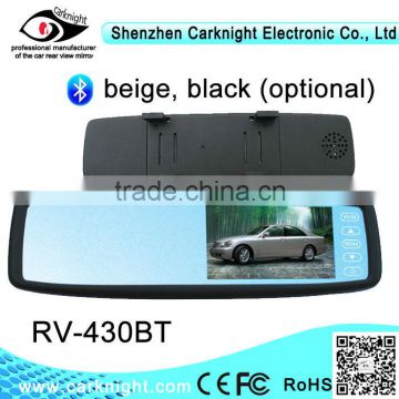 2013 new product 3.5 inch rearview mirror bluetooth lcd car rearview mirror