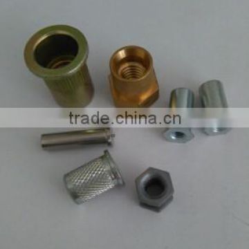 2015 High Precision Hardware Zinc Plated Steel Rivets Nuts Nuts Made in China