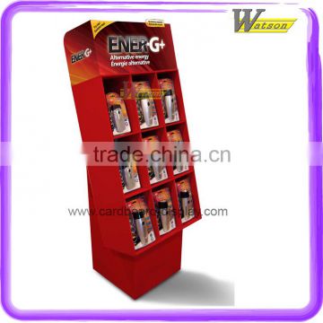 3 tier hot sale good quality corruaged paper display stand for electric shaver