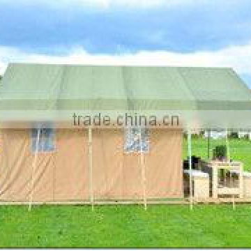 Large canvas outdoor tent