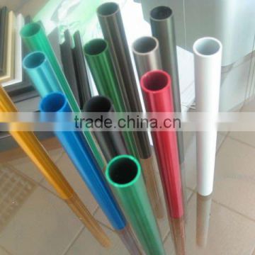 anodized color aluminium tube manufacturer from China with ISO, BV and RoHS