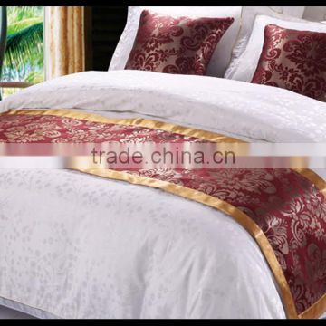 decoration use 100% polyester bed throw for hotel textile