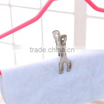 wholesale metal stainless steel spring sock hanger clip