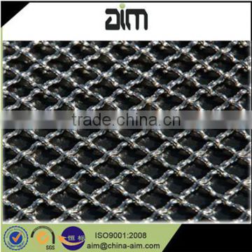 Stainless steel architectural metal crimped wire mesh ss plain weave wire mesh