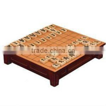 Wooden Shogi Game Set Japanese Chess Table Board