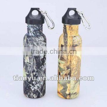 2012 BPA free stainless steel camping bottle with Camouflage printing