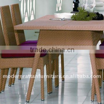 Chair and table set wicker furniture dining set