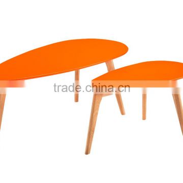 Modern nesting tables, two tables in a set, hot sell to Denmark