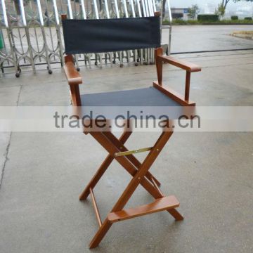 high bar chair, Wood folding director chair