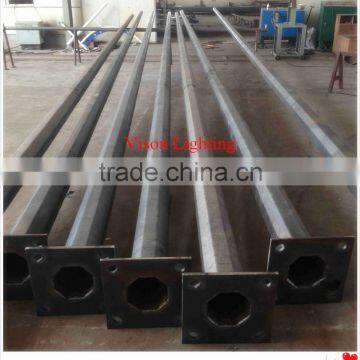 hot sale black shaft steel pole