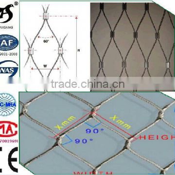 Anping hot sale stainless steel rope mesh
