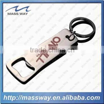 high grade 3D zinc alloy custom metal key chain bottle opener