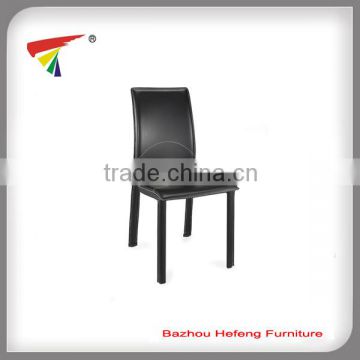 2014 hot selling metal dining chair with pvc leather
