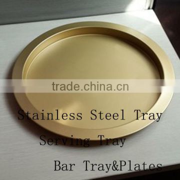excellent quality Stainless steel serving tray&plates, bar stainless steel tray