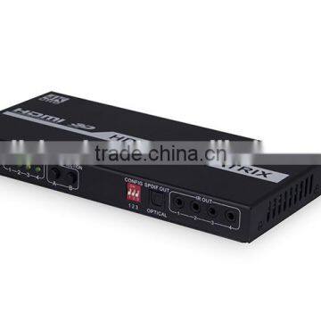 hot sale hdmi switcher 4x2 with EDID, MHL, remote control functions