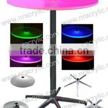 Colorful acrylic led light nelson end table for wholesale