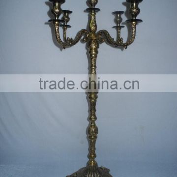 candelabras with bowls for flowers