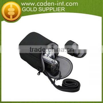 2015 Caden Trendy Small Black Dslr Neoprene Camera Pouch