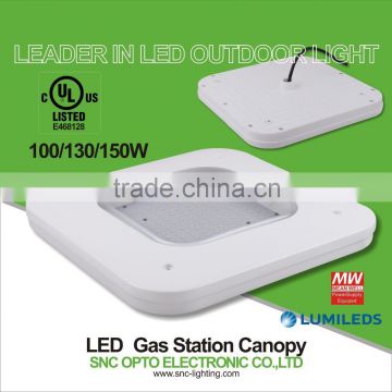 5000K CCT and Mean Well driver led canopy light 100w ul cul certificated