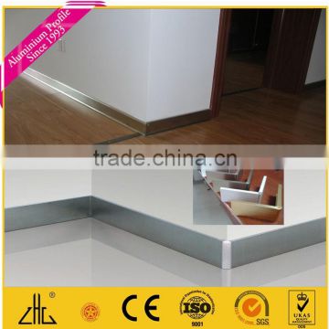 2015 anti-slip aluminium stair nosing for ceramic tile, New arrival aluminium skirting boards
