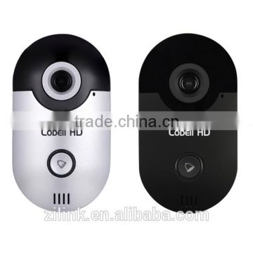 720P wifi doorbell camera Water and dust proof IP66 rating, support p2p two way talk wireless video door phone intercom system.