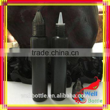 tamper childproof unicorn bottle black e liquid bottle for electronic cigarette smoke oil P-091R