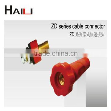 Thail Type Male & Female Welding Cable Connector 35-50 red color