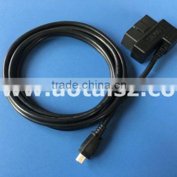 Micro-USB USB Type OBD right angle 90degree extension cabe