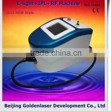Face Lifting 2013 Cheapest Price Beauty Equipment E-light+IPL+RF Machine Cure Red Blood Skin Care