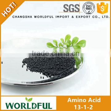 Worldful compound fertilizer NPK 13-1-2, granule organic humic acid fertilizer