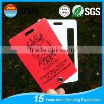 Manufacturer Supply tourism luggage tag