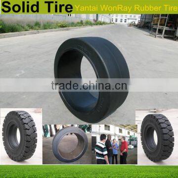 top sales 16x5x101/2 press-on solid tires, solid forklift tire 21x7x15