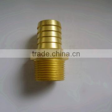 NPT brass male hose barb fitting for water pipe