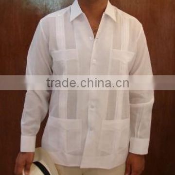 Men's Design Guayaberas shirts white wedding guyabera shirts
