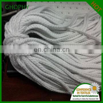 braided flat cotton rope